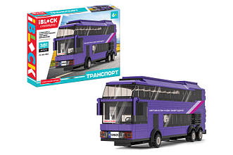 Конструктор IBLOCK PL-921-382 Транспорт Туристичний автобус 381 деталь