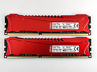 Комплект оперативной памяти Kingston HyperX Savage DDR3 16Gb (2*8Gb) 2400MHz PC3-19200 (HX324C11SRK2/16) Б/У