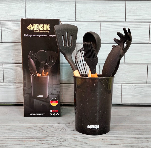 Набір нейлонових кухарів із 6 предметів BN-470 (6 шт./ящ), фото 1