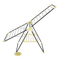 Сушилка для речей з металу MAESTA 180x131x61 см, чорний SMSARA, фото 5