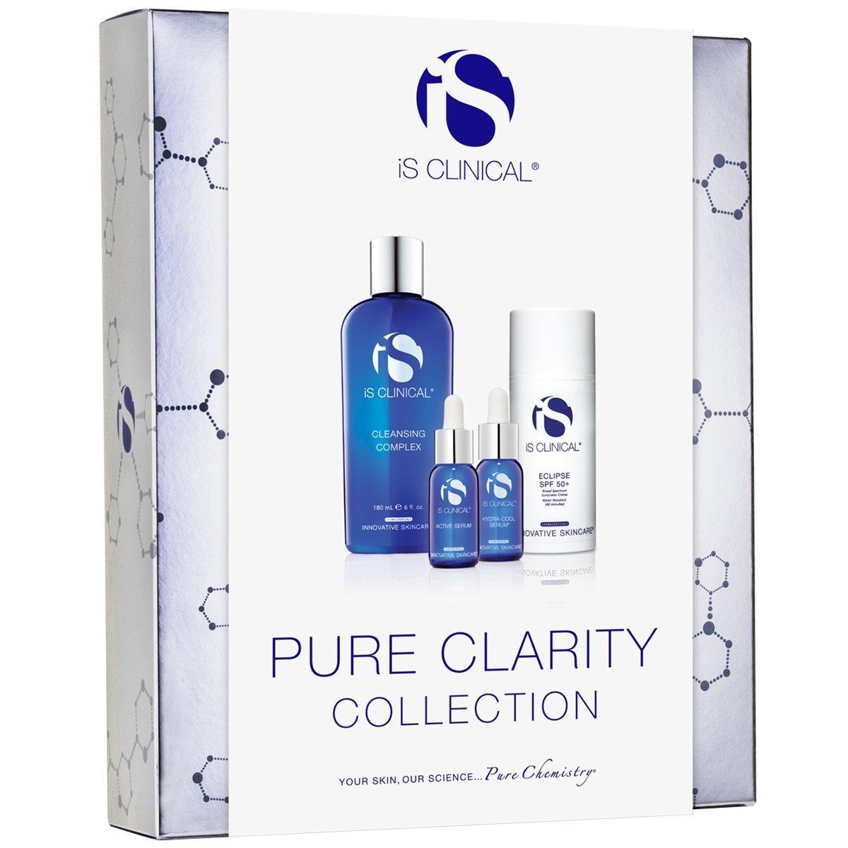 Набір для очищення шкіри IS Clinical Pure Clarity Collection, набір антиакне 4 продукту