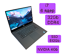 Бу ноутбук Dell Precision 5530 i7-8850H 32Gb ddr4 ssd 512Gb NVIDIA 4Gb 15,6" 4K з сенсорним екраном