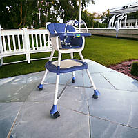 Стульчик кресло для кормления ребенка SPOKO SP-08 синий, доска для рисования держатель для мобильного телефона