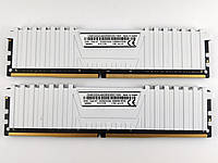 Комплект оперативной памяти Corsair Vengeance LPX White DDR4 32Gb (2*16Gb) PC4-3000 (CMK32GX4M2B3000C15W) Б/У