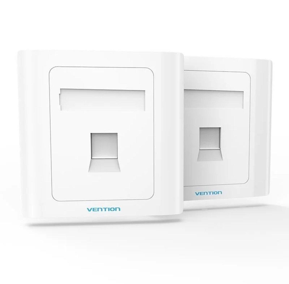 Мережева розетка Vention 1 Port keystone Jack Wall Plate White 86 Type (IFAW0) - фото 2 - id-p2067957479