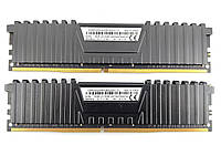 Комплект оперативной памяти Corsair Vengeance LPX Black DDR4 32Gb (2*16Gb) PC4-3000 (CMK32GX4M2B3000C15W) Б/У