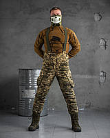 Зимние тактические штаны для военных в цвете пиксель