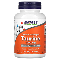 Now foods taurine 1000 mg 100 капсул, now аминокислота таурин 1000 мг 100 капсул