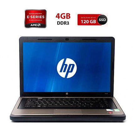 Ноутбук Б-клас HP 635/ 15.6" (1366x768)/ AMD E-350/ 4 GB RAM/ 120 GB SSD/ Radeon HD 6310, фото 1