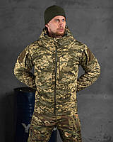Куртка тактическая пиксель с подкладкой Omni-Heat, куртка для военных пиксель, куртка пиксель для ЗСУ