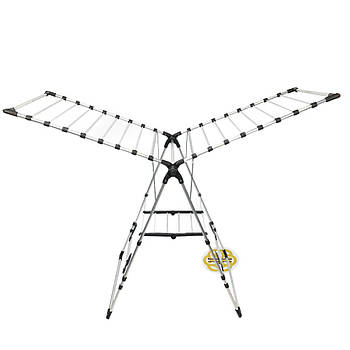 Невелика сушилка для одягу GARDEN 180x131x61 см, срібло SMSARA