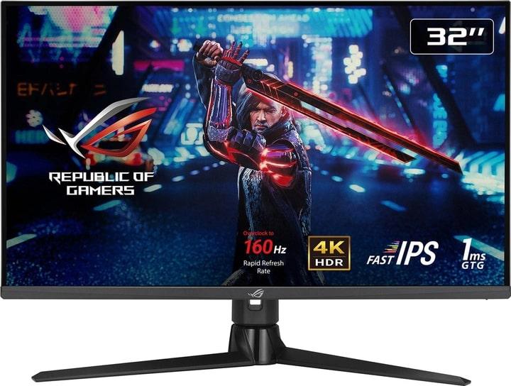 ASUS Монітор 32" ROG Strix XG32UQ 2xHDMI, DP, 2xUSB, IPS, 3840x2160, 160Hz, 1ms, sRGB 130%, FreeSync, HAS,, фото 1