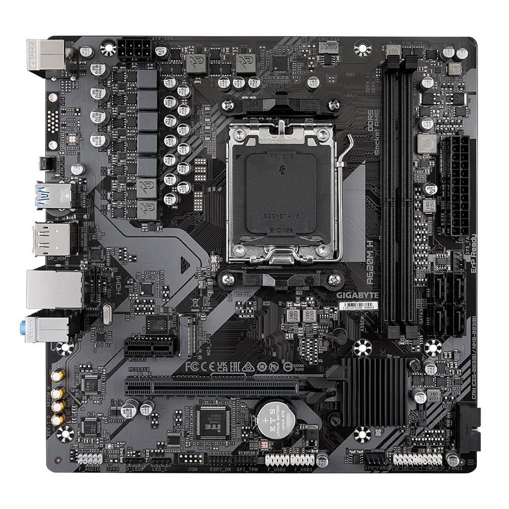Gigabyte Материнська плата A620M H sAM5 H620M 2xDDR5 M.2 HDMI DP mATX