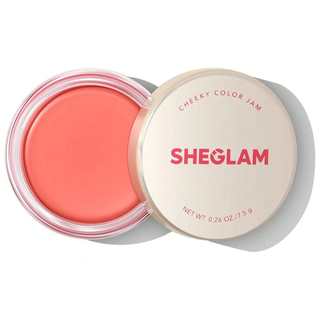 Кремові матові рум'яна SHEGLAM Cheeky Colour Jam Cream Carnation Dreams 7.5 г, фото 1