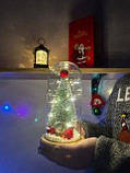 Новорічна Ялинка світлодіодна в колбі Оригінальний новорічний декор, фото 5