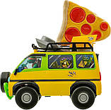 Черепашки Ніндзя Машина на керуванні з запуском піци Teenage Mutant Ninja Turtles Pizza Blaster, фото 4