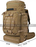 2E Tactical Рюкзак тактичний 2Е, 90L, LargeCap, Molle, камуфляж