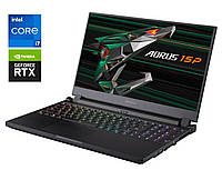 Игровой ноутбук Gigabyte Aorus 15P / 15.6" (1920x1080) IPS / Intel Core i7-11800H (8 (16) ядер по 2.3 - 4.6
