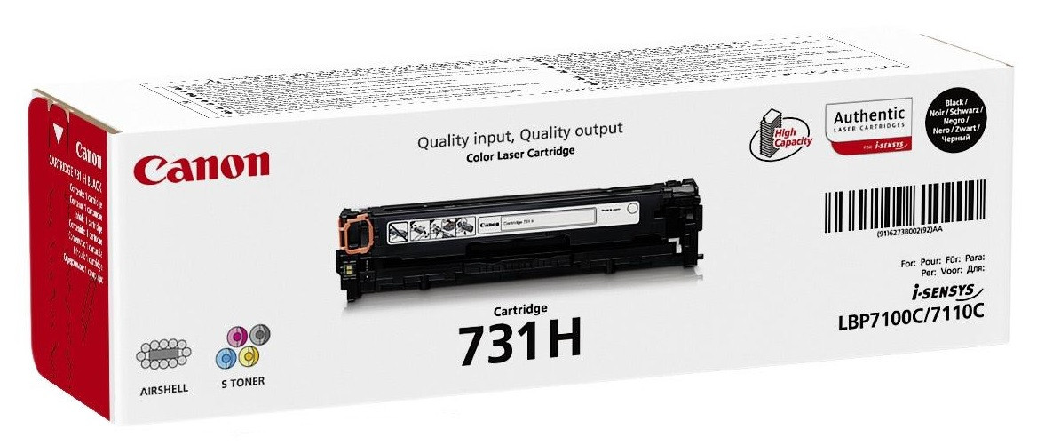Картридж Canon 731H Black (6273B002) 2.400 стор.