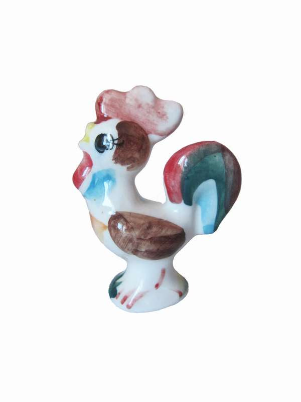 Фігурка Гжель Півник кольоровий / Фігурка Гжель Півник кольоровий, фото 1