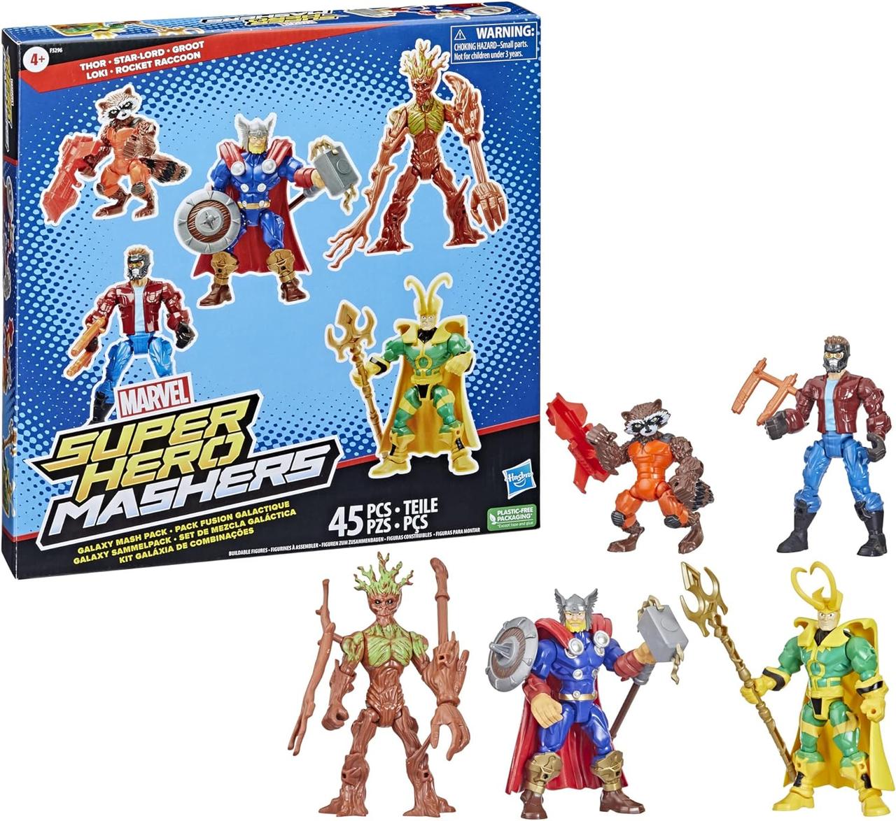 Набір 5 фігурок супер герої марвел Тор і Стражі Галактики Marvel Super Hero Thor and Guardians of The Galaxy