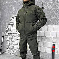 Костюм на синтепоне Wolfenstein Утепленная форма с подкладкой OMNIHEAT тактический костюм Softshell Олива arn