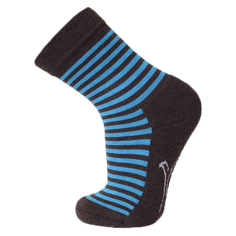 Термошкарпетки дитячі NORVEG Soft Merino Wool (розмір 23-26, коричневий із бірюзовим), фото 1