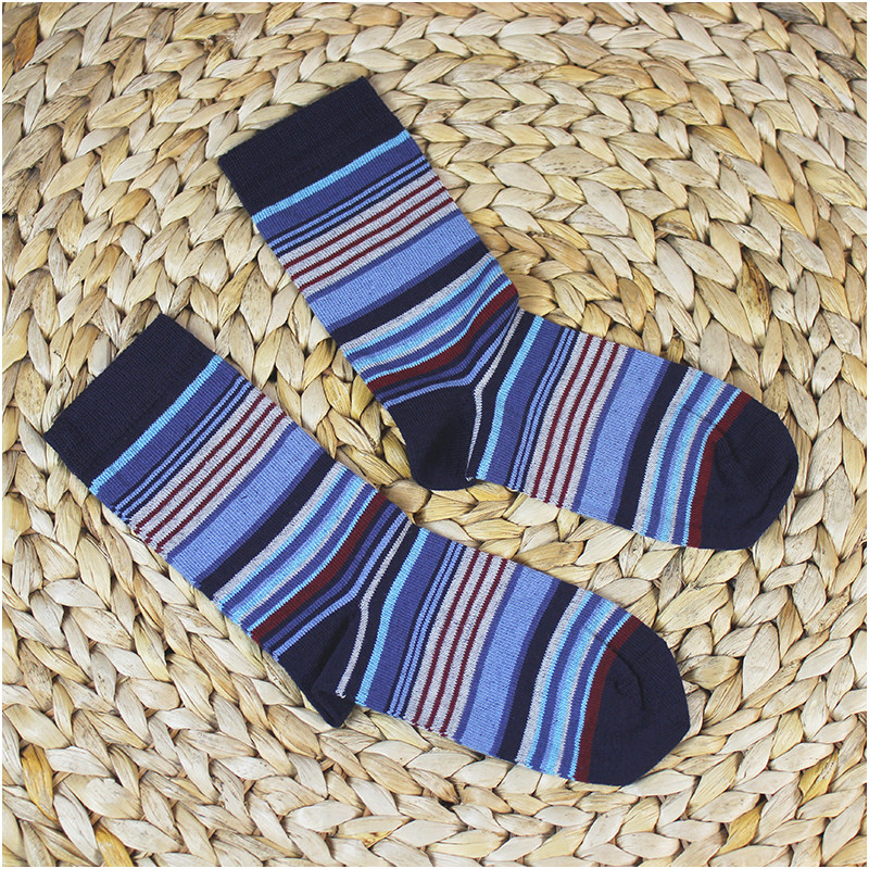 Термошкарпетки дитячі GROEDO 14073 (розмір 27-30, синій у смужку)