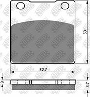 Гальмівні колодки NIBK PM039