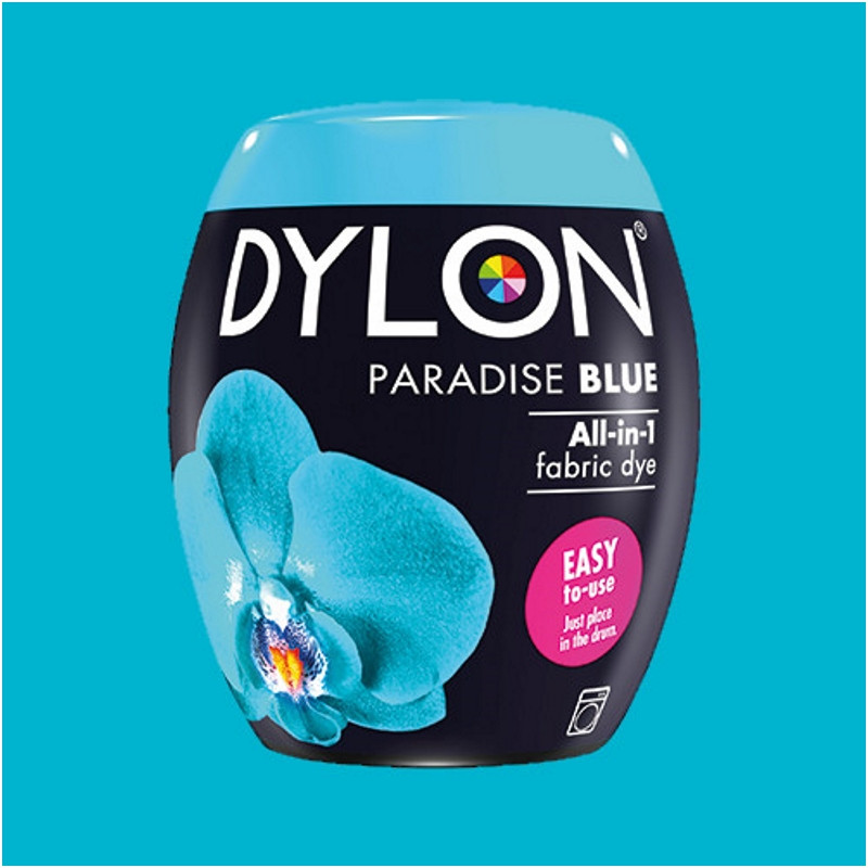 Фарба для фарбування тканини в пральній машині DYLON Machine Use Paradise Blue (бочечка)