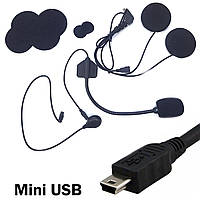 Навушники-мікрофон T-Max ,T-Com 2 мікрофона, гучні Mini USB