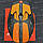 Мотошолом MT Streetfighter SV S Totem B4 Matt Orange ECE2206 M, фото 5