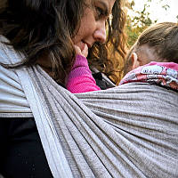 Слинг-шарф DIDYMOS Doubleface Stone Lino (4,7 м)