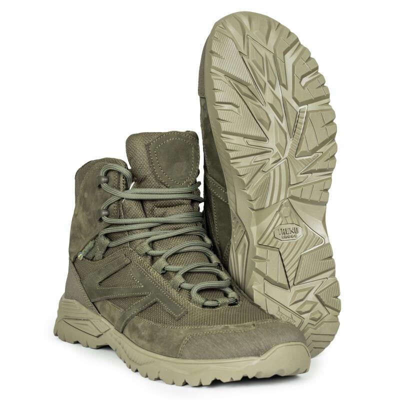 Мужские военные зимние ботинки Extreme V-TRACK олива армейские берцы с антискользащей подошвой TPU 43 arn - фото 1 - id-p2068272268
