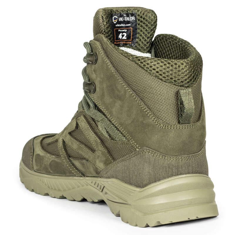 Мужские военные зимние ботинки Extreme V-TRACK олива армейские берцы с антискользащей подошвой TPU 43 arn - фото 5 - id-p2068272268