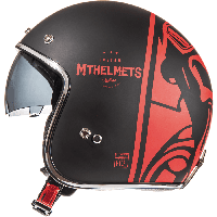 Мотошолом MT LE MANS 2 SV Divenire Matt Black/Red L