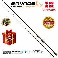 Спиннинг Savage Gear SG4 Medium Game 7'3"/2.21m 7-32g. Карбон Torаy. Дания.