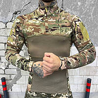 Прочный полевой убакс мультикам Combat с липучками под шевроны легкая армейская рубашка убакс M arn