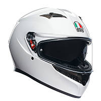 Мотошолом AGV K3 Gloss White ECE2206 M