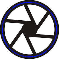 Наклейки на обід колеса Suzuki GSX-R Blue