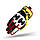 Мотоперчатки Shima Blaze Yellow Red XL, фото 2