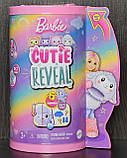 Лялька-сюрприз Barbie Cutie Reveal Chelsea Lamb Plush Челсі в костюмі, Ягнятко Барбі Милашка проявляшка, фото 7