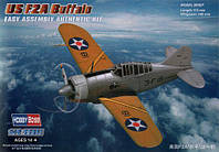 Пластикова модель 1/72 HobbyBoss 80290 американський палубний винищувач Brewster F2A Buffalo