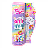 Лялька-сюрприз Barbie Cutie Reveal Lamb Plush Оригінал Барбі в костюмі, Ягня Милашка проявляшка, овечка Змінює колір, фото 2