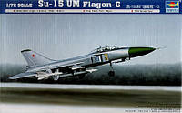 Пластикова модель 1/72 Trumpeter 01625 советський учбовий винищувач Sukhoi Su-15UM Flagon G