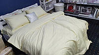 Сатин Stripe ELITE, CHAMPAGNE 1/1 см (Полуторный на резинке) Комплект постельного белья