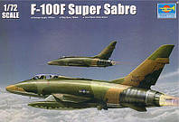 Пластикова модель 1/72 Trumpeter 01650 North-American F-100F Super Sabre