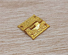 Петля декоративна для нард, шахів 25х24мм, під шуруп, фото 2