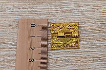 Петля декоративна для нард, шахів 25х24мм, під шуруп, фото 5