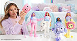 Лялька-сюрприз Barbie Cutie Reveal Teddy Bear Plush Оригінал Барбі в костюмі, Ведмедик Милашка проявляшка, ведмежа Змінює колір, фото 8